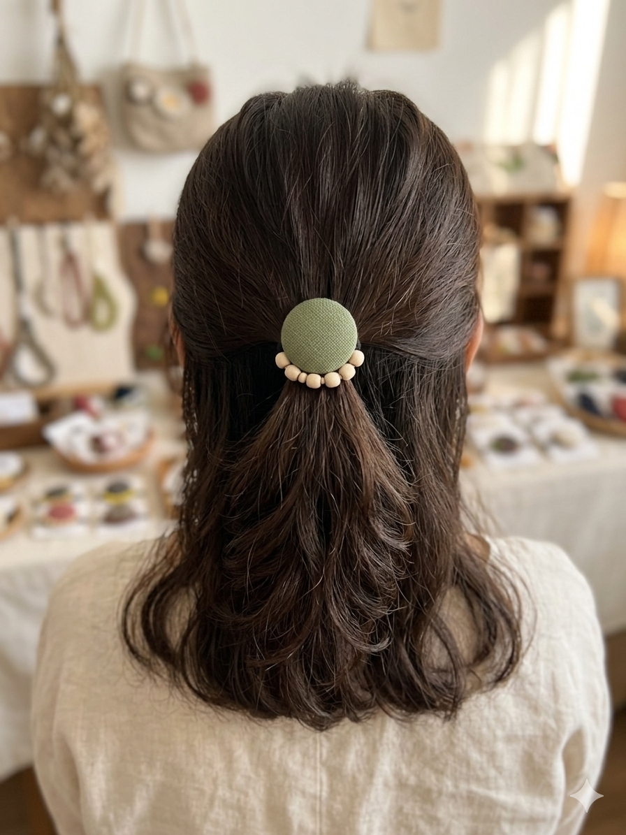 【コラボ作品】ヘアゴム・1点もの